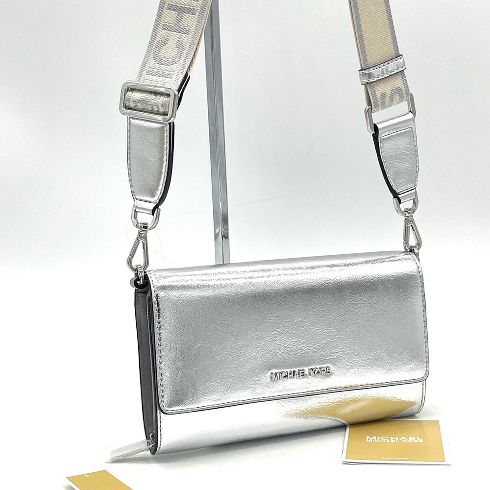 Michael Kors Zip Around Wallet Crossbody Bag